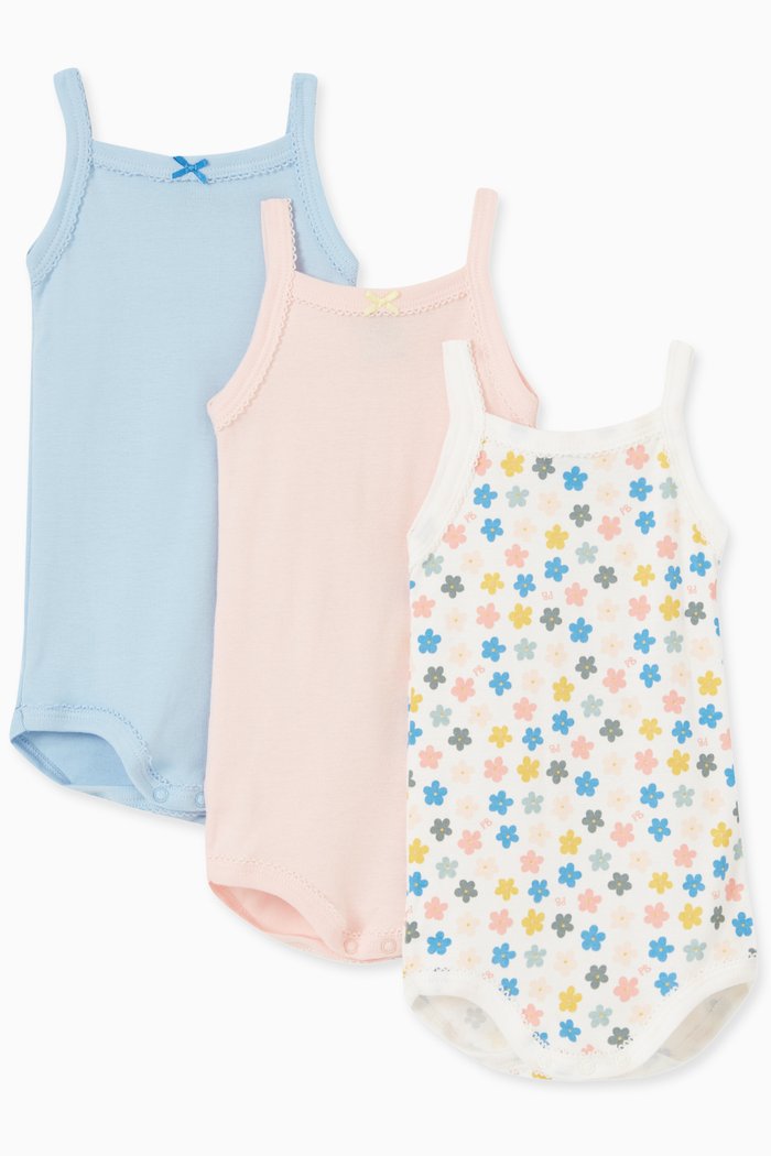 

3-Pack Bodysuits, Multicolour