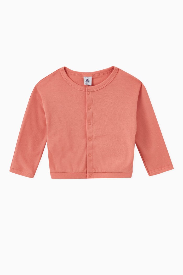 

Batwing Sleeve Cardigan in Cotton, Orange