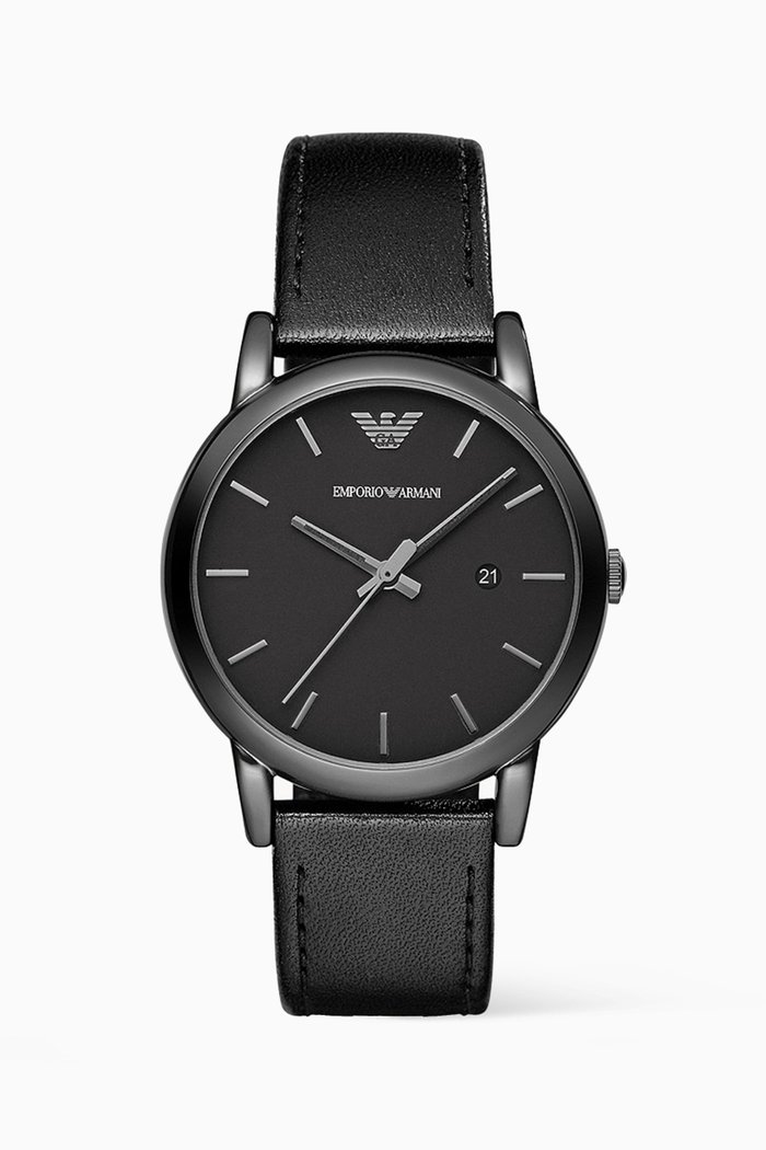

Luigi Automatic Watch, 41mm, Black