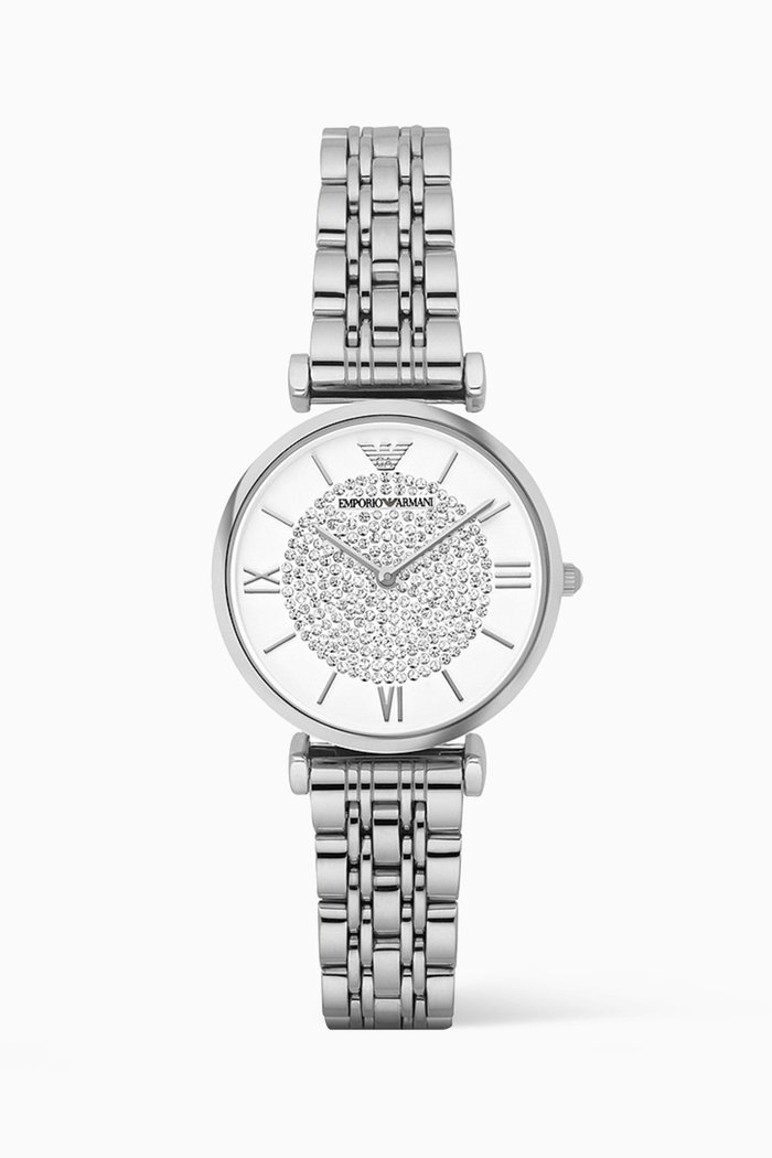 

Gianni T-Bar Watch, 32mm, Silver