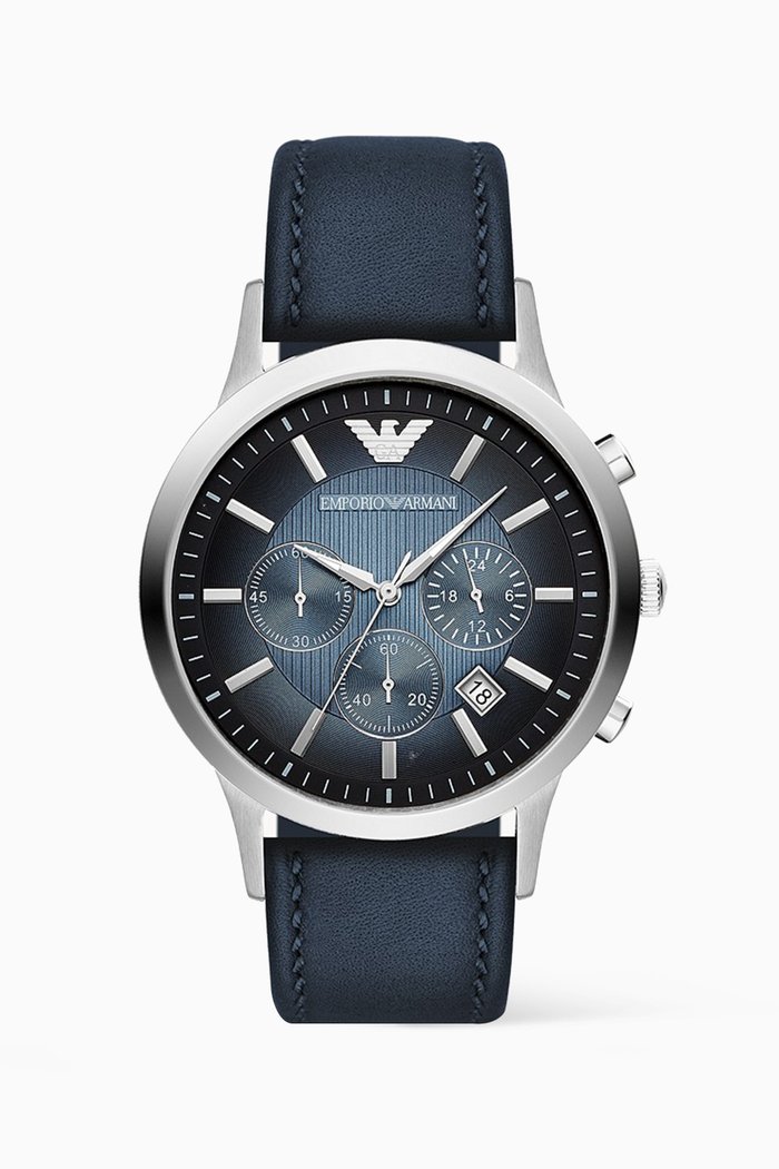 

Renato Chrono Watch, 43mm, Blue