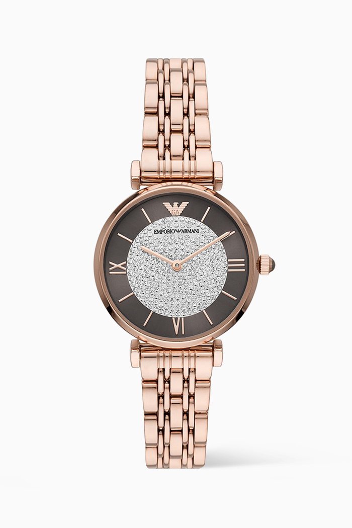 

Gianni T-Bar Watch, 32mm, Rose gold