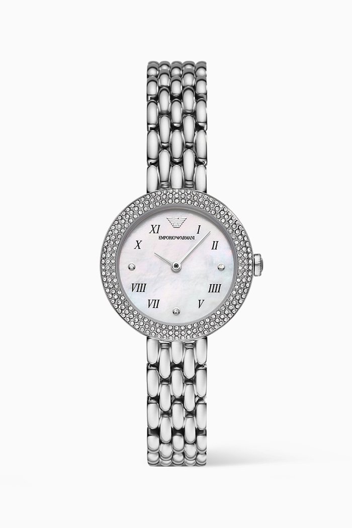 

Rosa Watch, 30mm, Silver