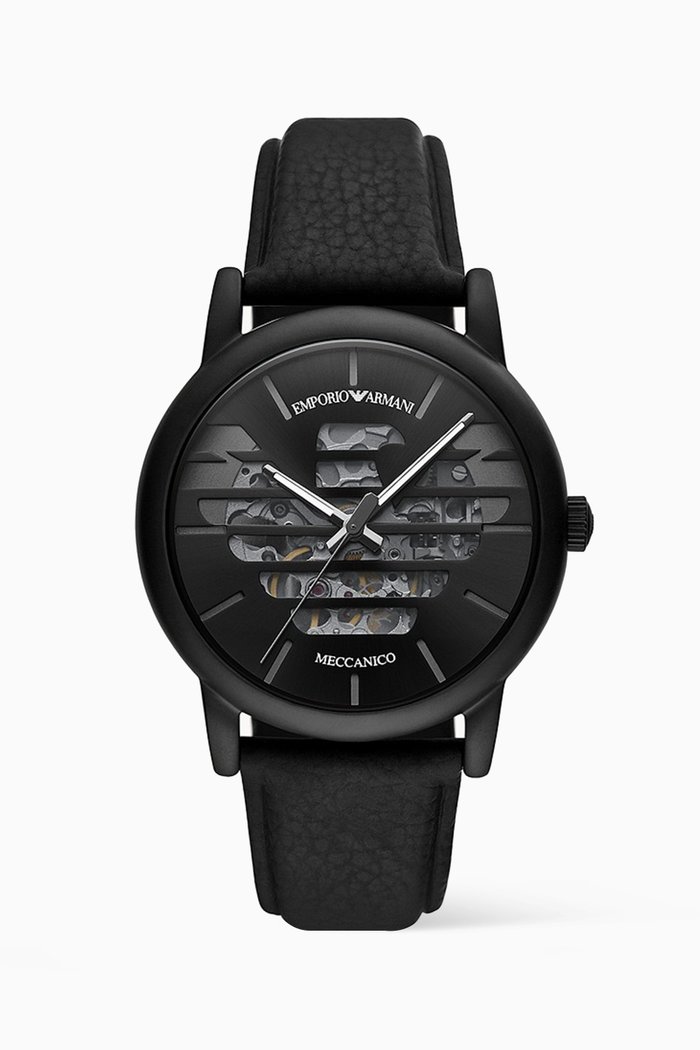 

Luigi Automatic Watch, 43mm, Black
