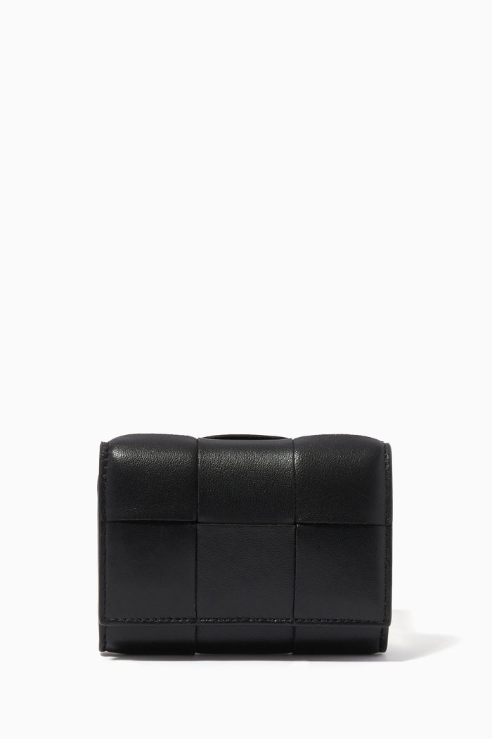 

Business Card Case in Grained Leather, Black