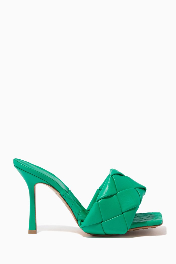 

BV Lido Mule Sandals in Nappa, Blue