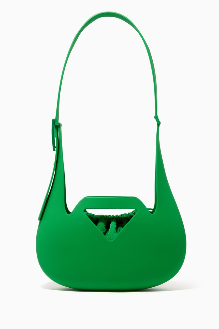 

Punch Bag in Matte Rubber, Green