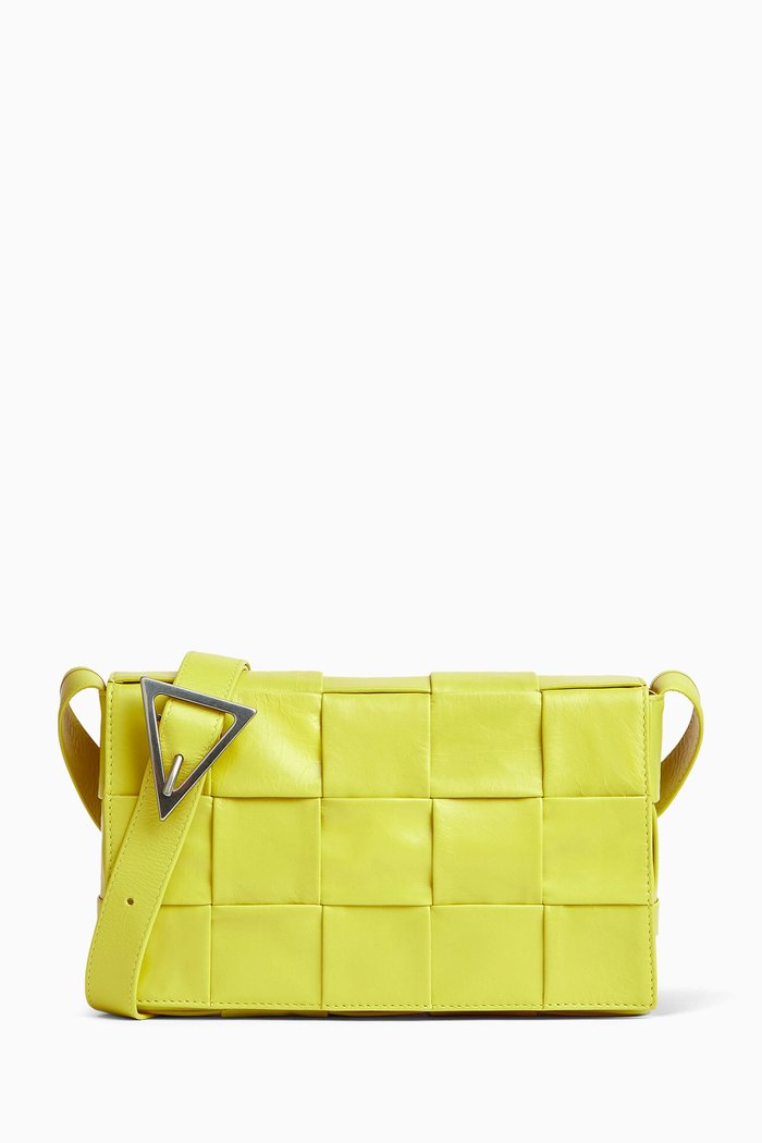 

Cassette Bag in Intrecciato Paper Calf, Green