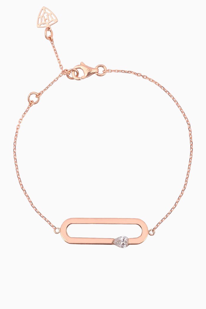 

Cambre Diamond Bracelet in 18kt Rose Gold