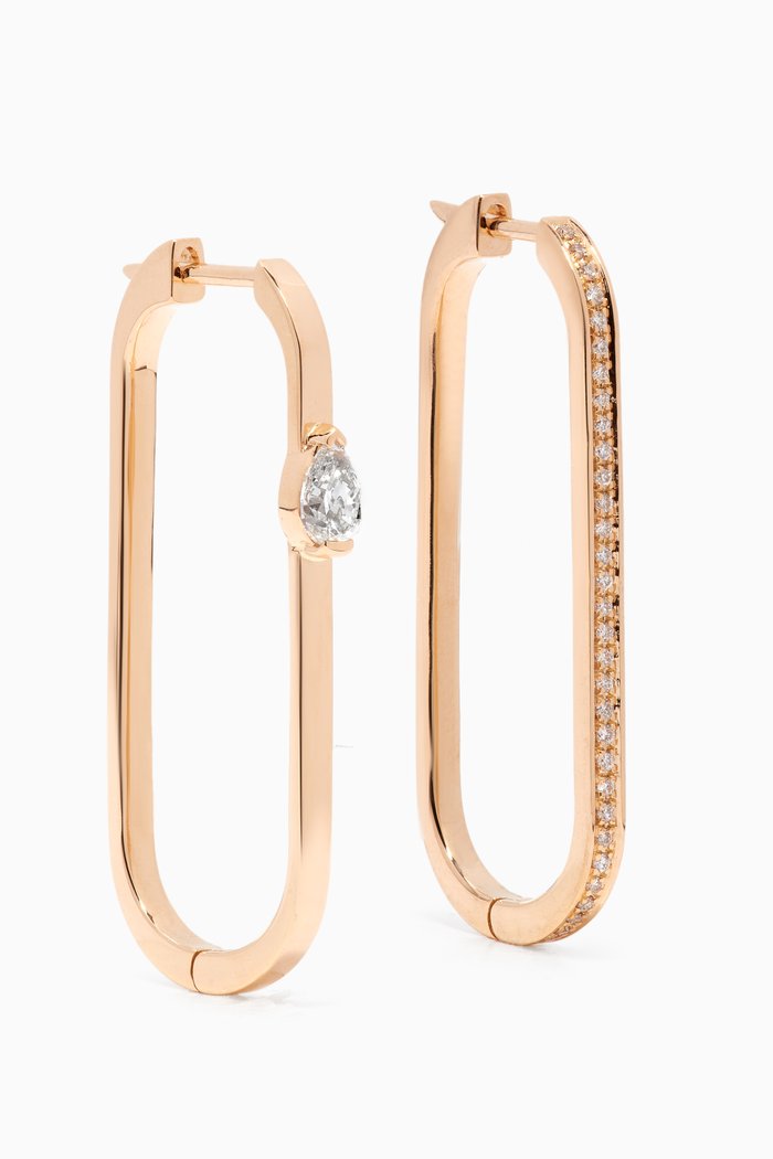 

Cambre Asymmetric Huggies in 18kt Yellow Gold