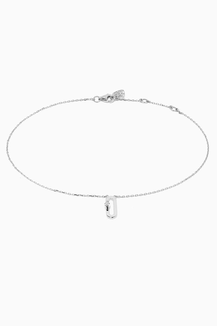 

Cambre Diamond Anklet in 18kt White Gold, Silver