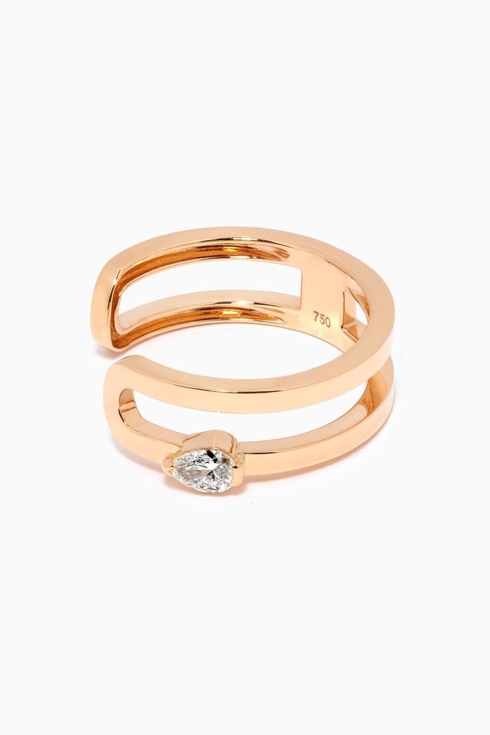 

Cambre Diamond Open Ring in 18kt Yellow Gold