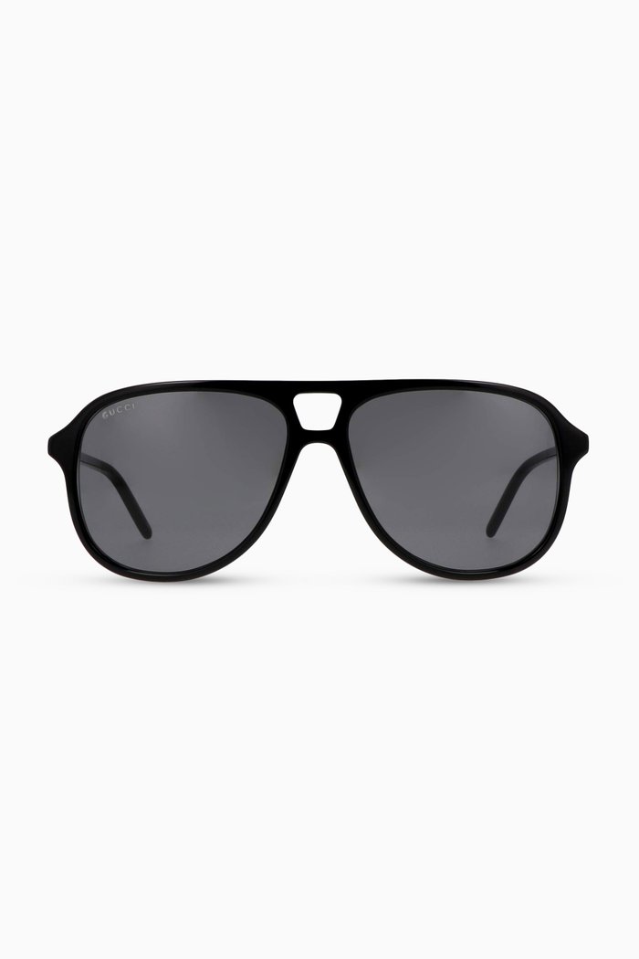 

Pilot Sunglasses in Acetate, Black
