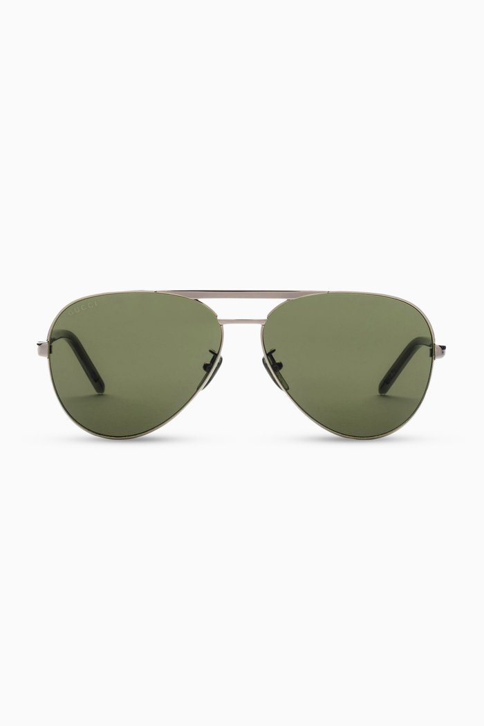 

Aviator Sunglasses in Metal, Gold