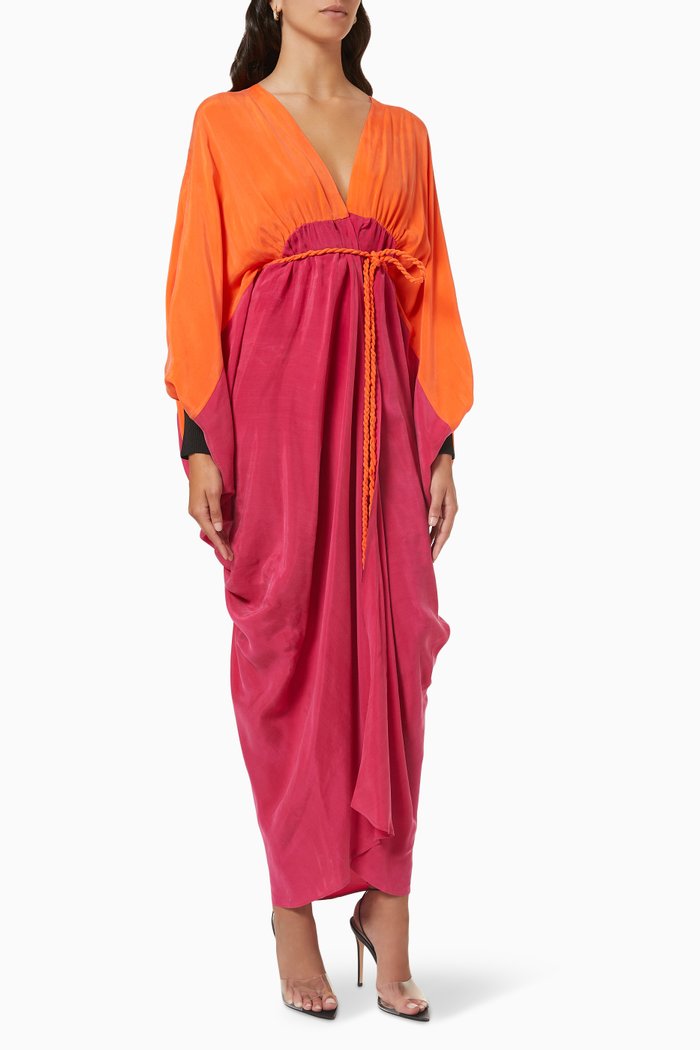 

Colourblock Maxi Dress, Multicolour
