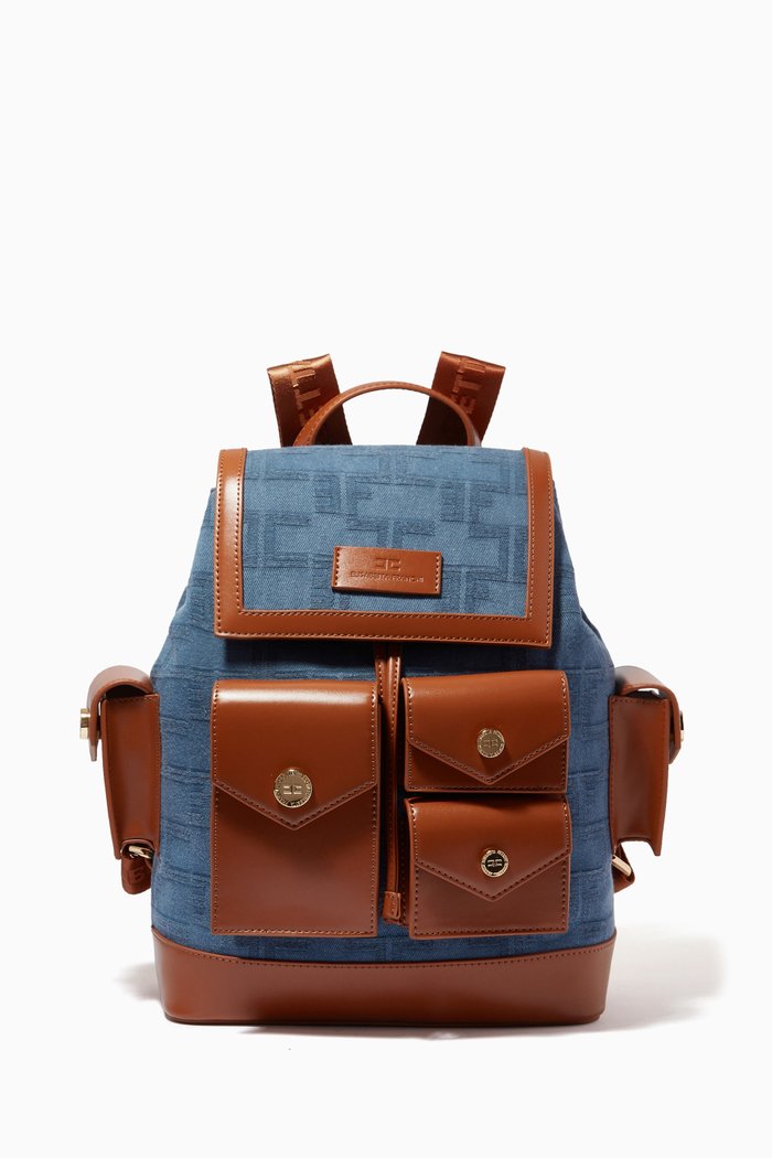 

Utility Backpack in Denim, Blue