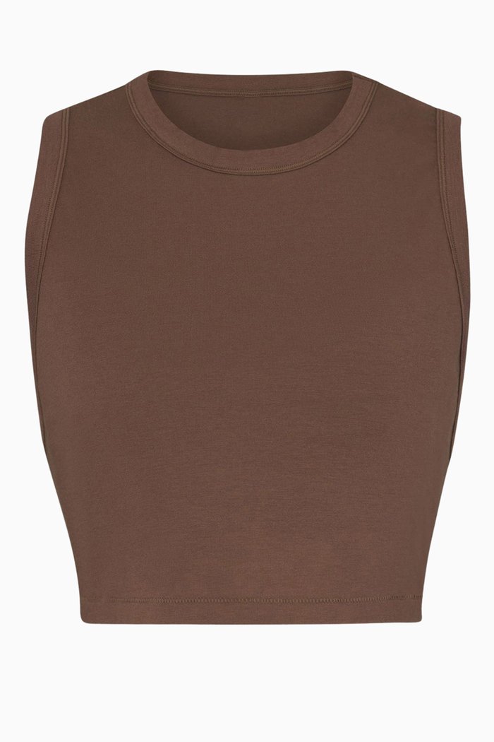 

Boyfriend Crop Tank, Black