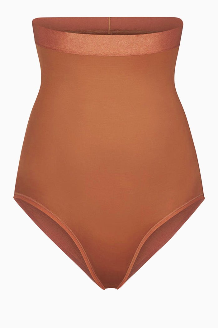 

Barely There High-waist Briefs, Metallic