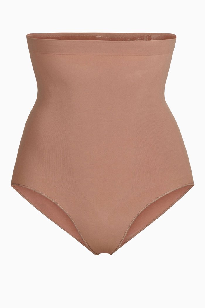 

Sculpting High Waist Brief, Brown