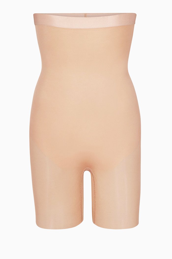 Barely There Mid-thigh Shorts, Grey