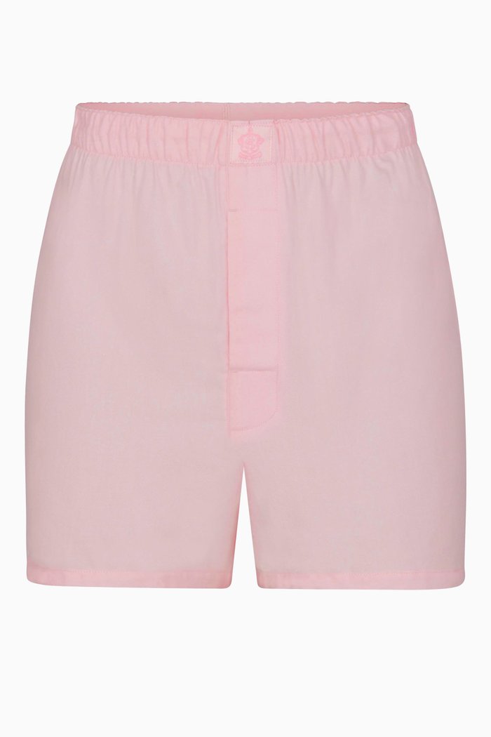 

Hotel Boxers in Cotton Blend, Pink