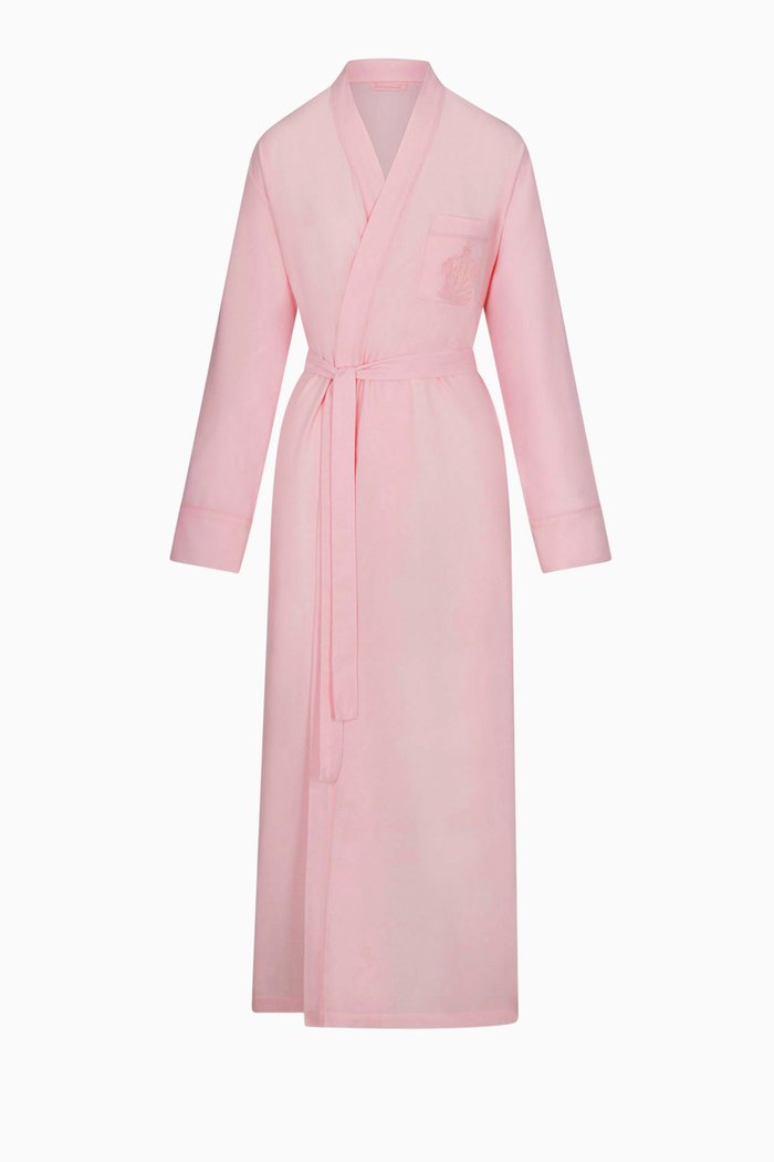

Hotel Robe in Cotton Blend, Pink