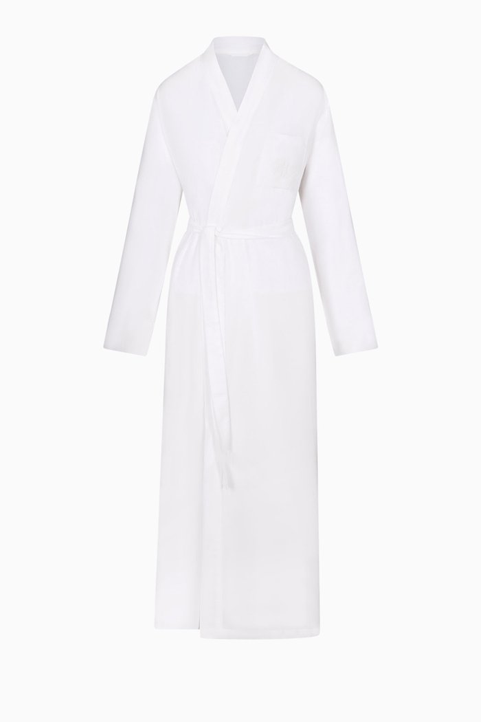 

Hotel Robe in Cotton Blend, White