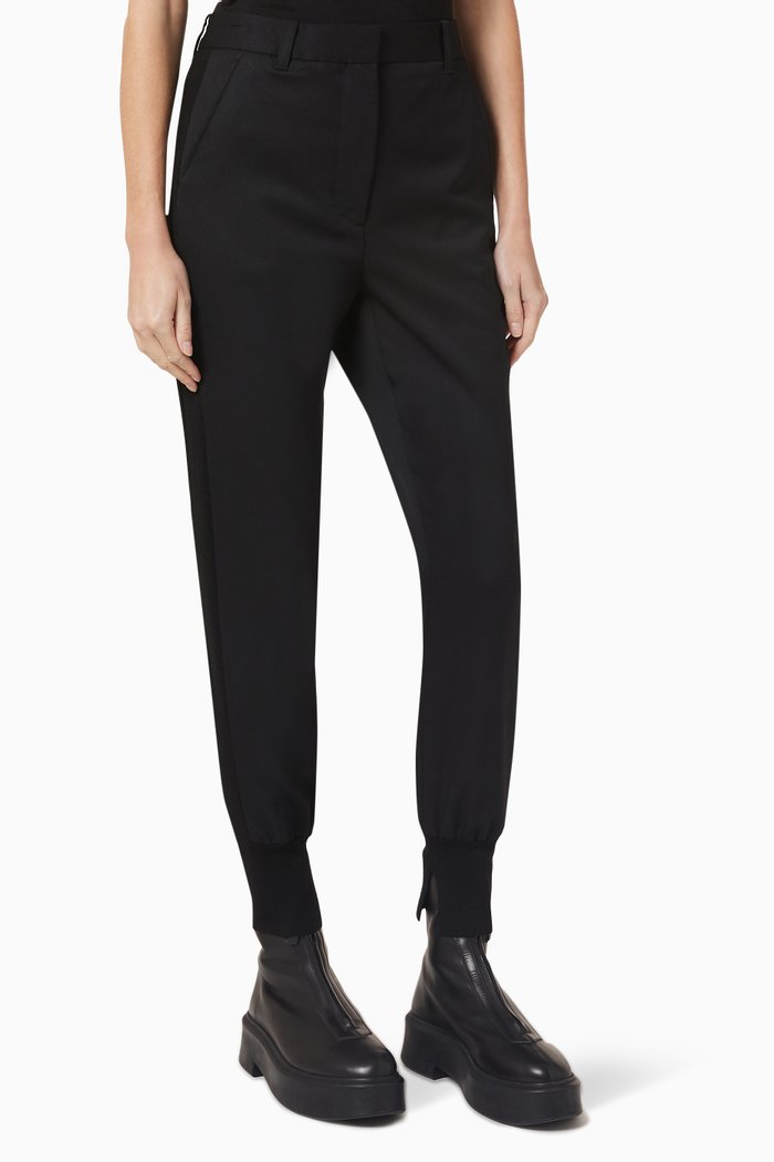 

Joggers in Wool, Black