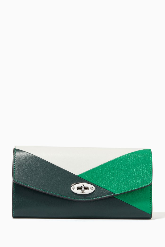 

Darley Colourblock Wallet in Calf Leather, Multicolour