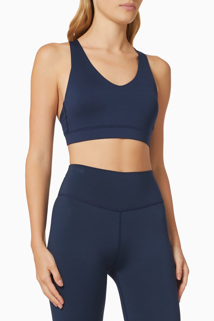 

Elevate Touch Adjustable Bra in Stretch Nylon, Blue