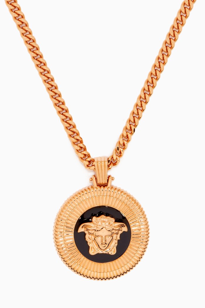 

Medusa Necklace in Metal, Black
