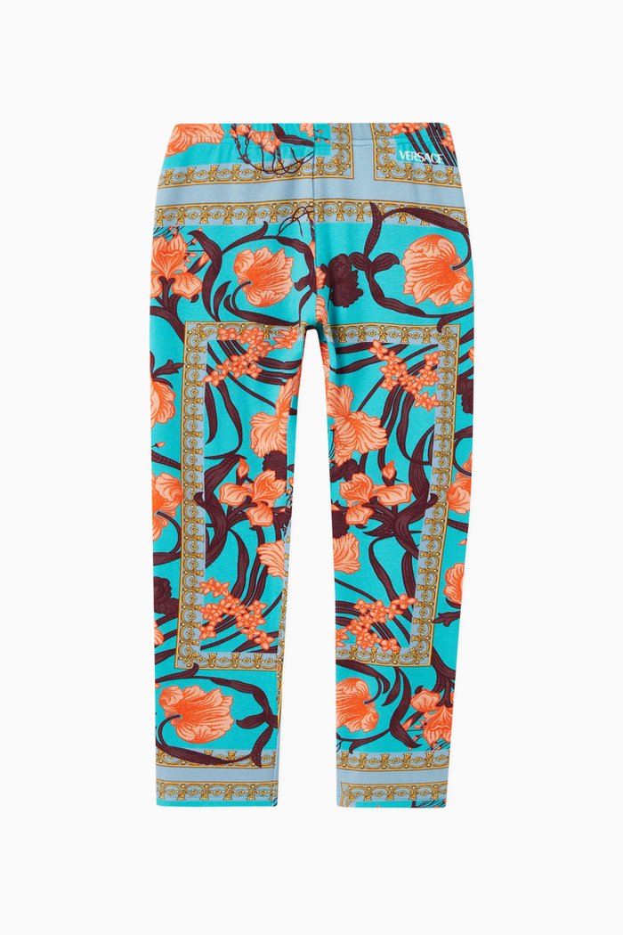 

Acid Bouquet Print Leggings in Cotton, Multicolour
