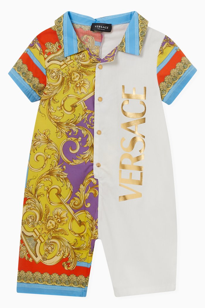 

Barocco Goddess Romper in Cotton, Multicolour