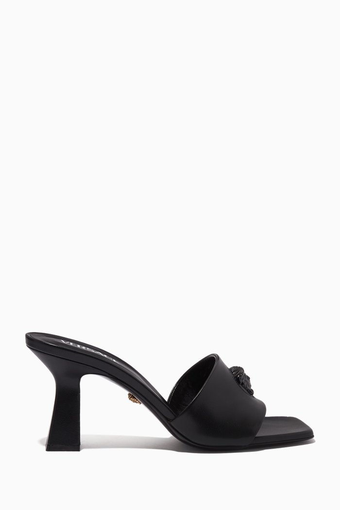 

Medusa Mule Sandals in Nappa, Black