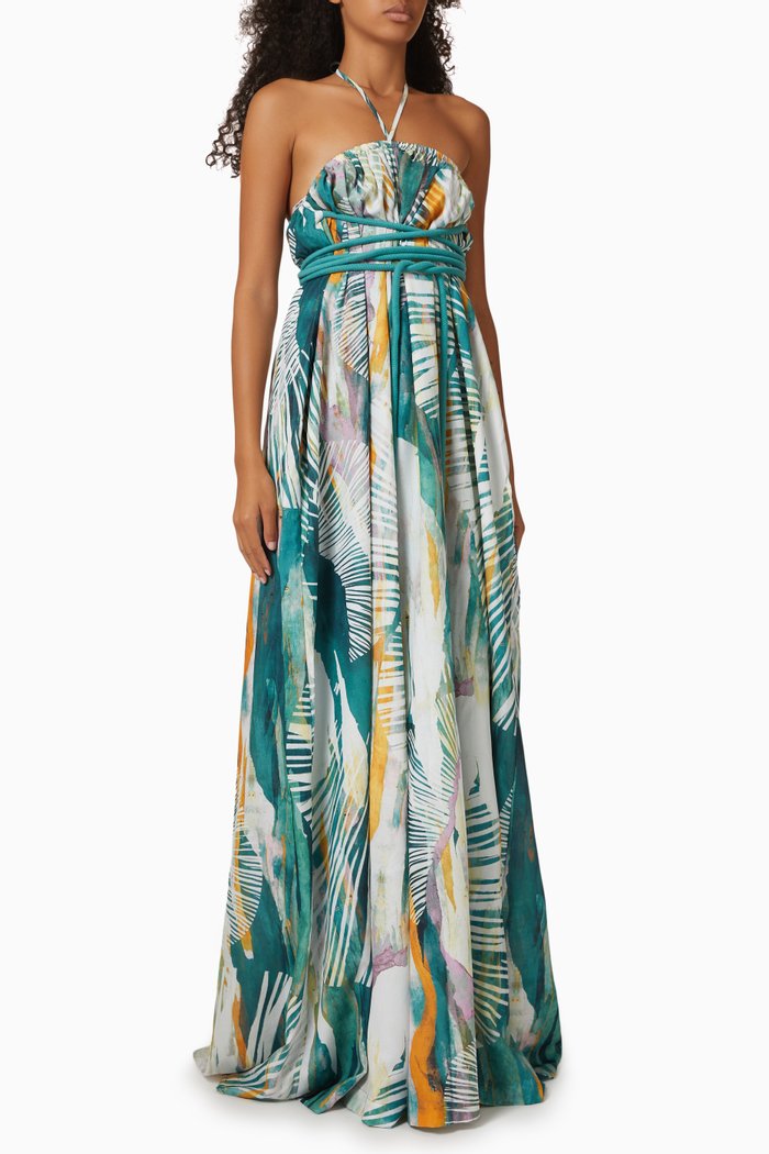 

Juma Wide-leg Jumpsuit, Blue