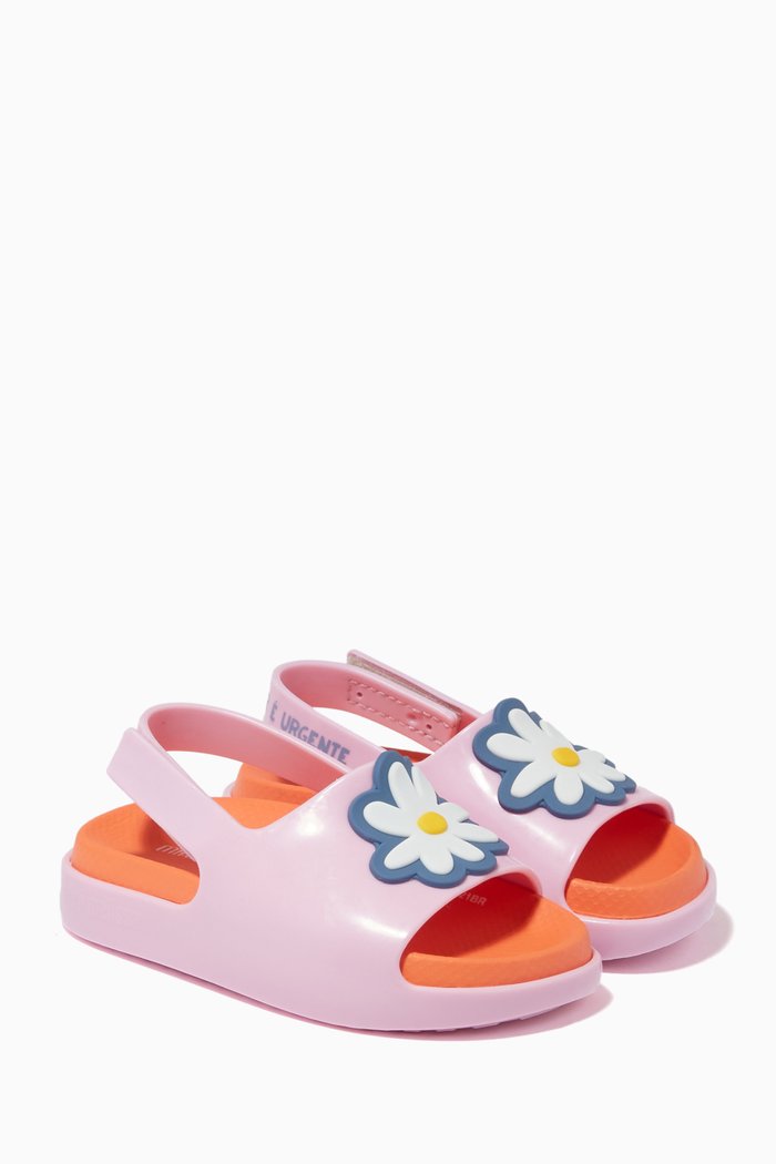 

Cloud Slide + Fabula Baby Slides, Purple
