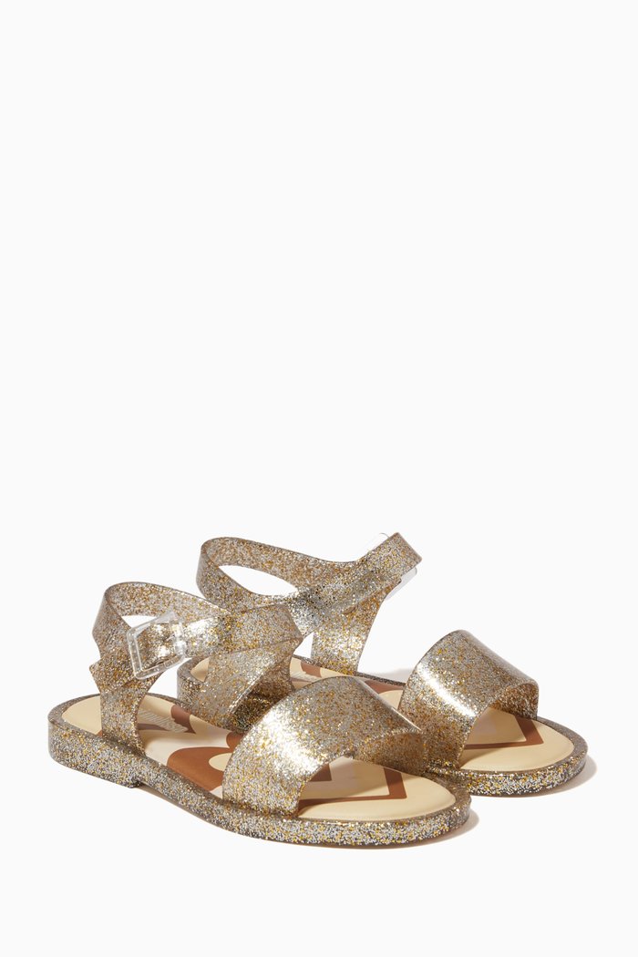 

Jelly Pop Sandals, Gold