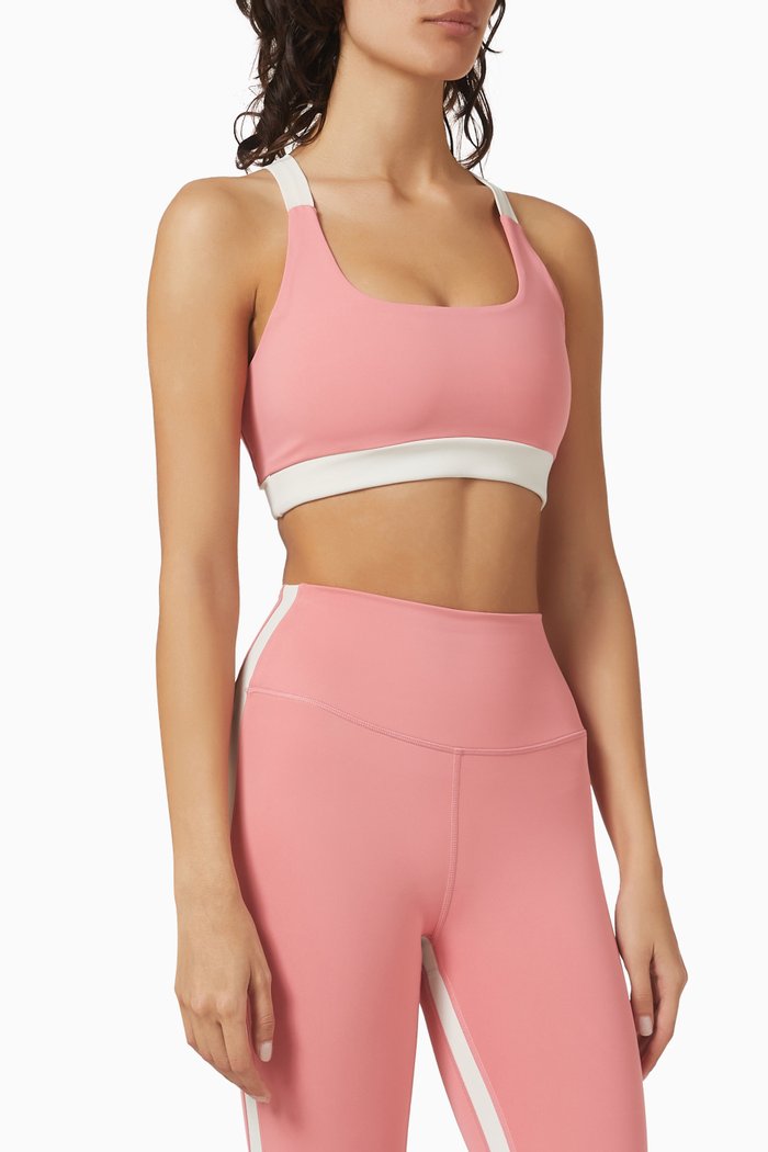 Billie Techflex Sports Bra, Pink