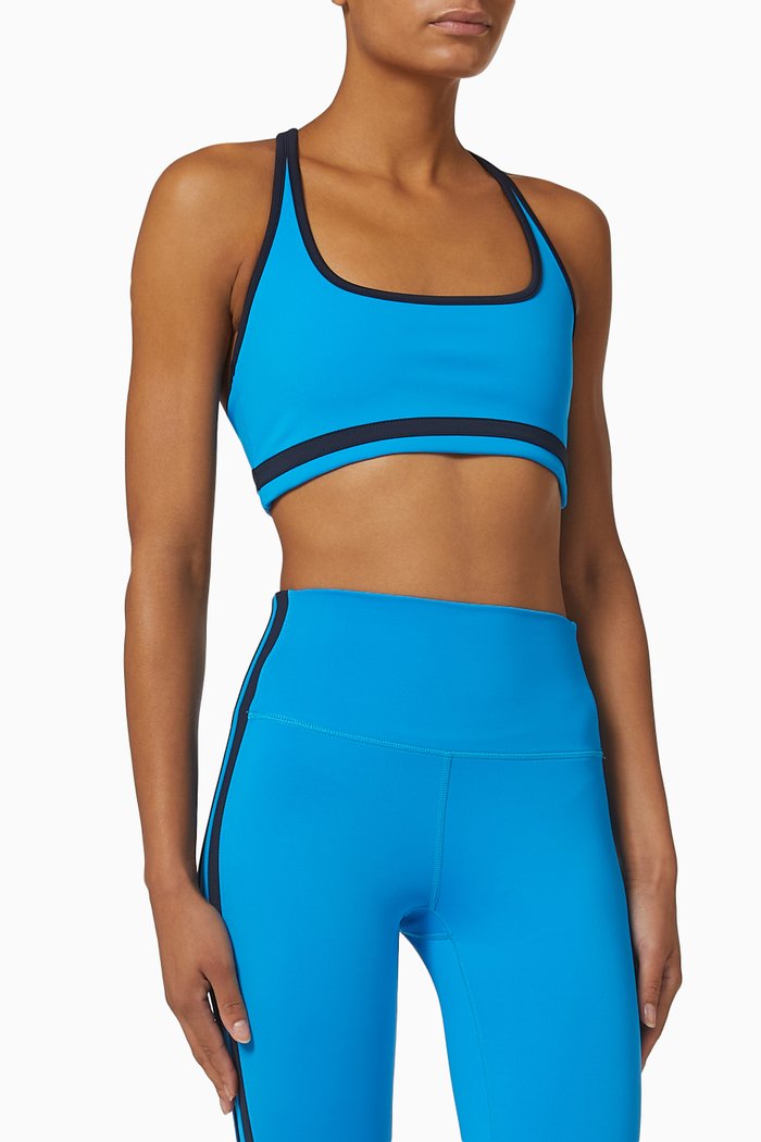 

Bianca Recycled Techflex Bra, Blue