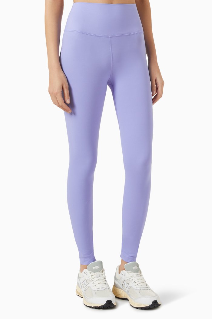

Sprint High-waist Rigor 7/8 Leggings in Stretch Nylon, Purple