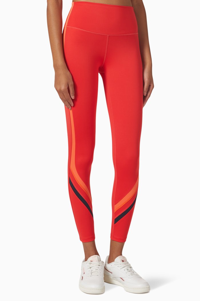 

Venice High Waist Recycled Techflex Leggings, 7/8, Red
