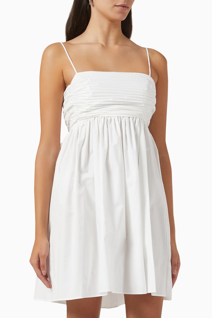 

Ava Dress in Cotton, White