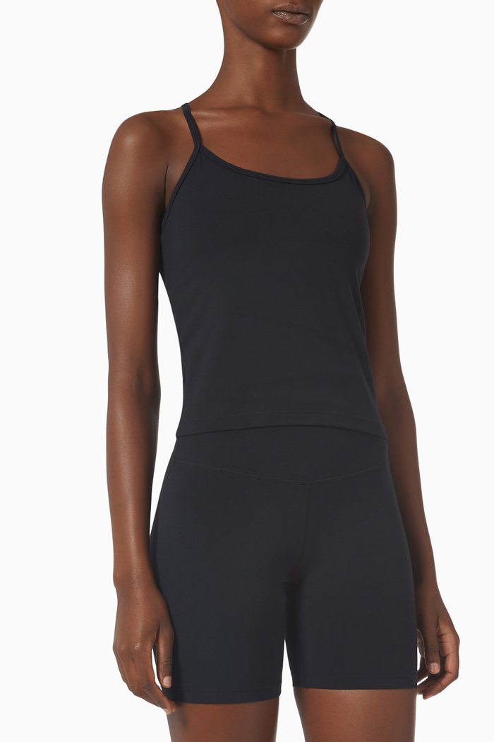 

Airweight Tank Top in Stretch-nylon, Black