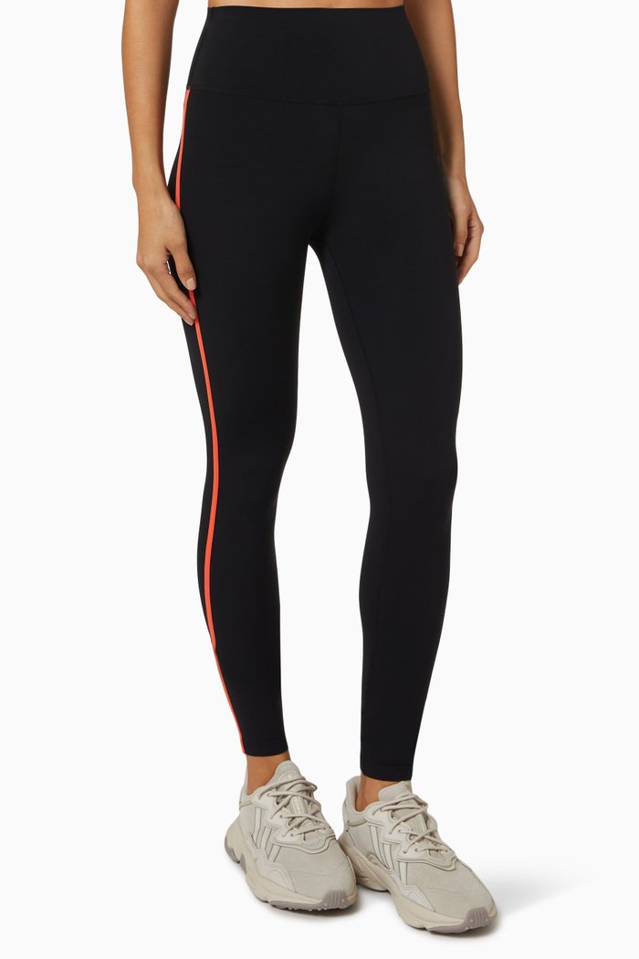 

Amber Airweight High-waist 7/8 Leggings in Jersey, Black