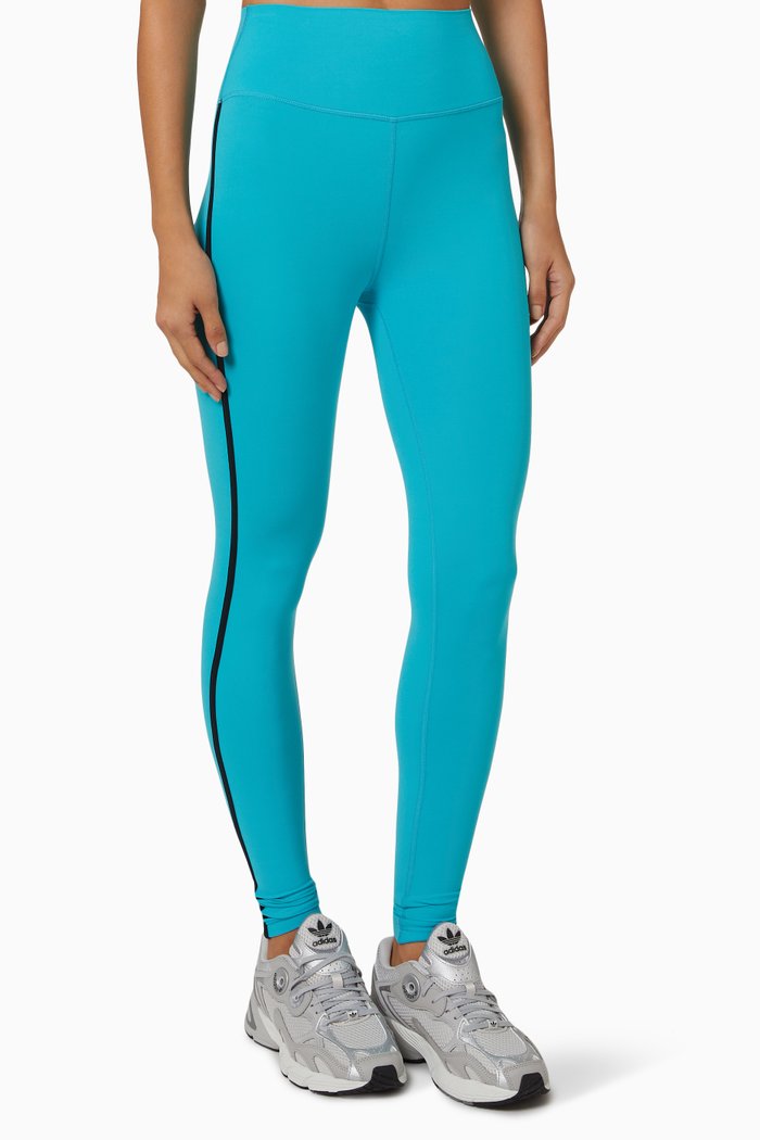 

Amber Airweight High-waist 7/8 Leggings in Jersey, Blue
