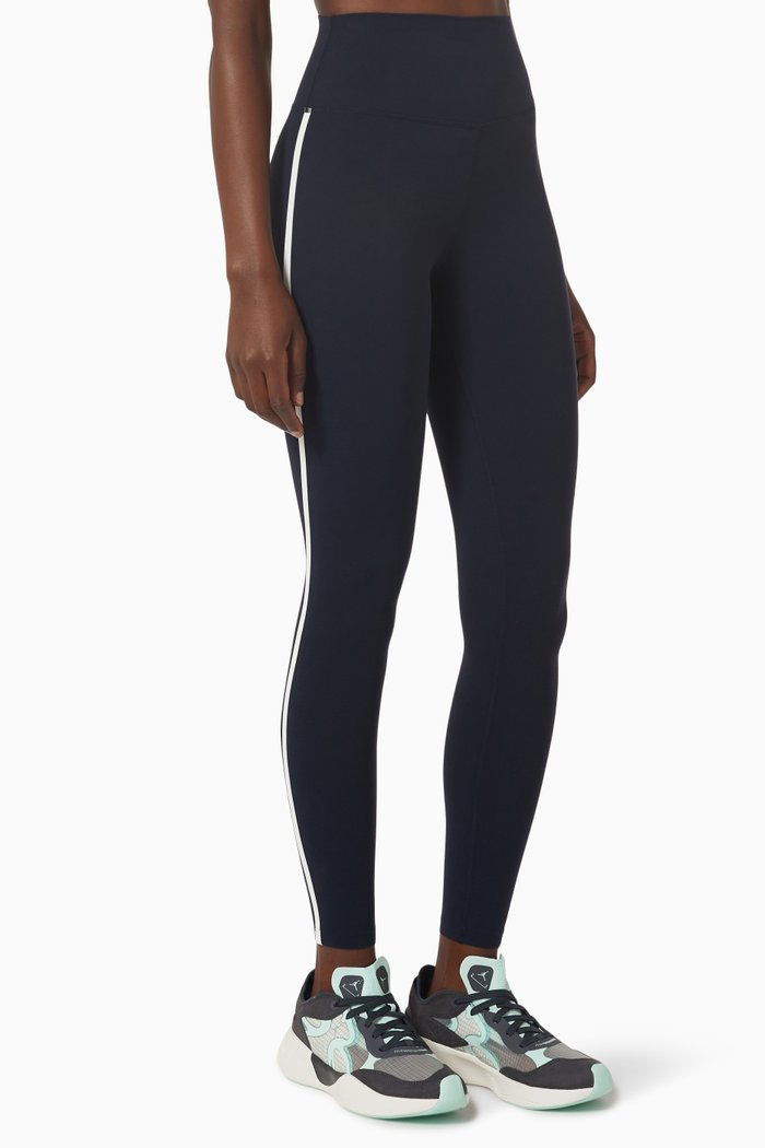 

Amber Airweight High-waist 7/8 Leggings in Jersey, Blue