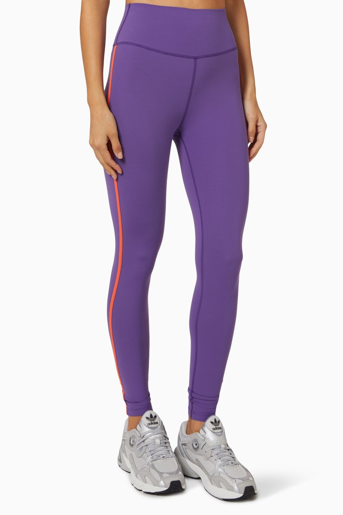 

Amber Airweight High-waist 7/8 Leggings in Jersey, Purple