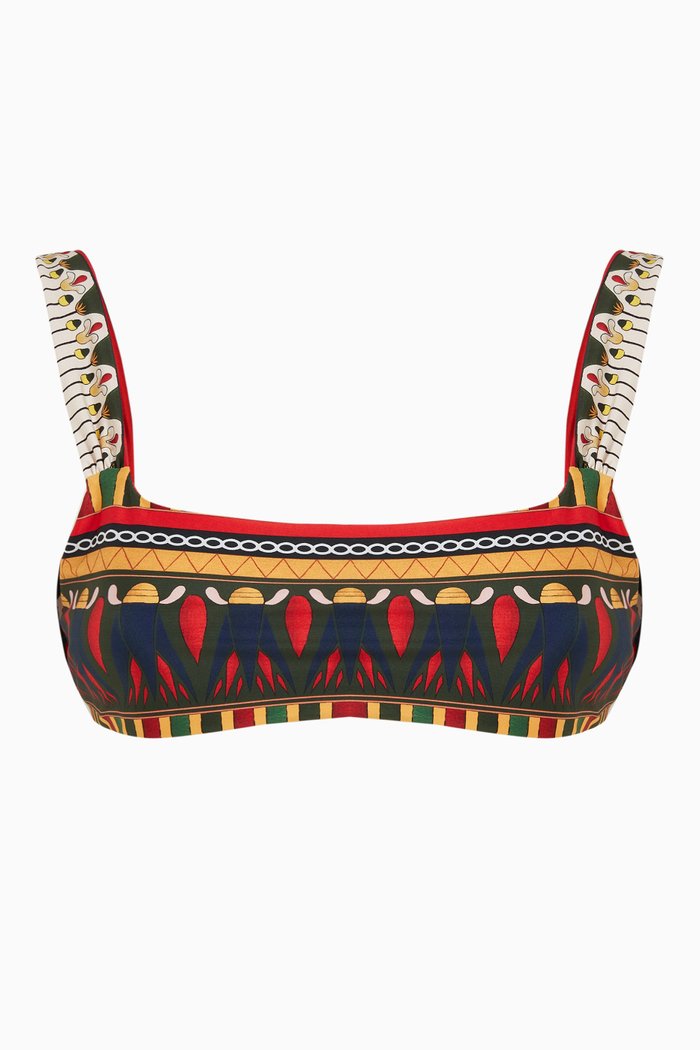 

Selena Menfis Bikini Top, Green
