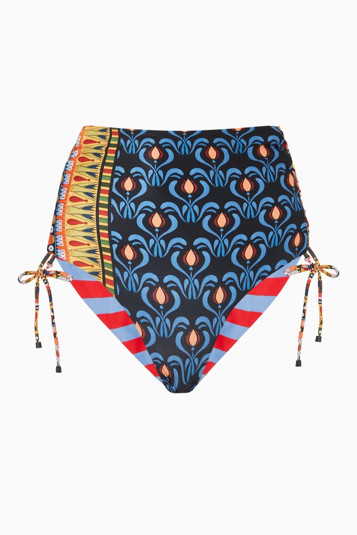 

Hope Menfis Reversible High Waist Bikini Bottom, Multicolour