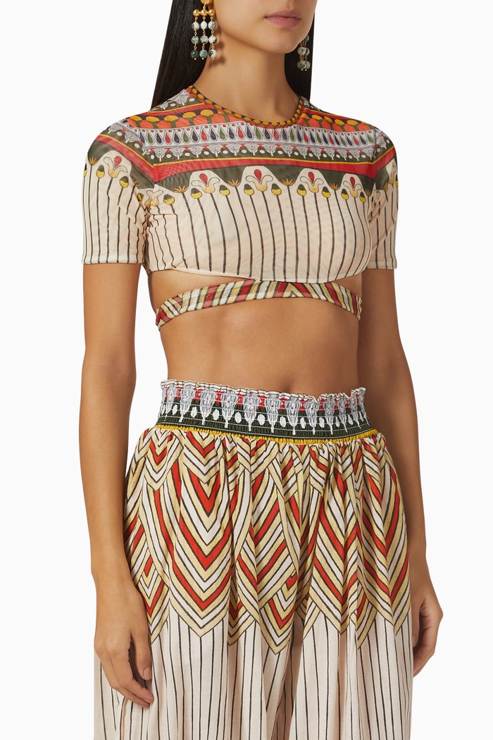 

Arianne Menfis Crop Top, Neutral